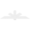 Ekena Millwork Kennewick Architectural Grade PVC Gable Bracket, 72"W x 21"H x 2"D x 6"F, 7/12 Pitch GBP072X21X0206KEN00 - alternate 5